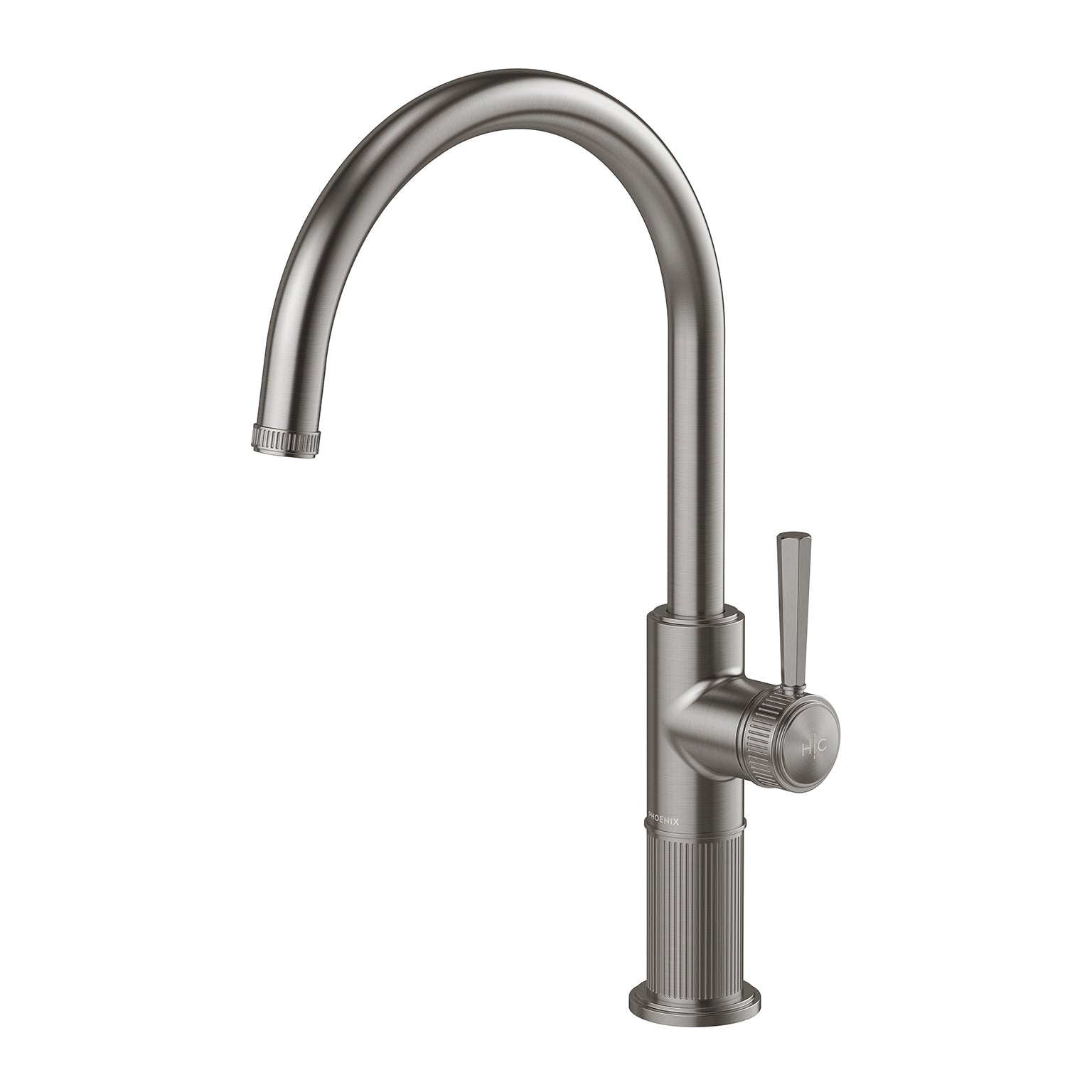 Phoenix Wiltern Sink Mixer 200mm, Brushed Carbon
