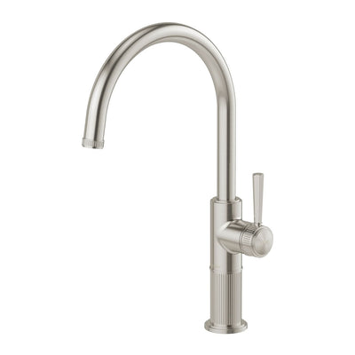Phoenix Wiltern Sink Mixer 200mm - Lead Free, Brushed Nickel