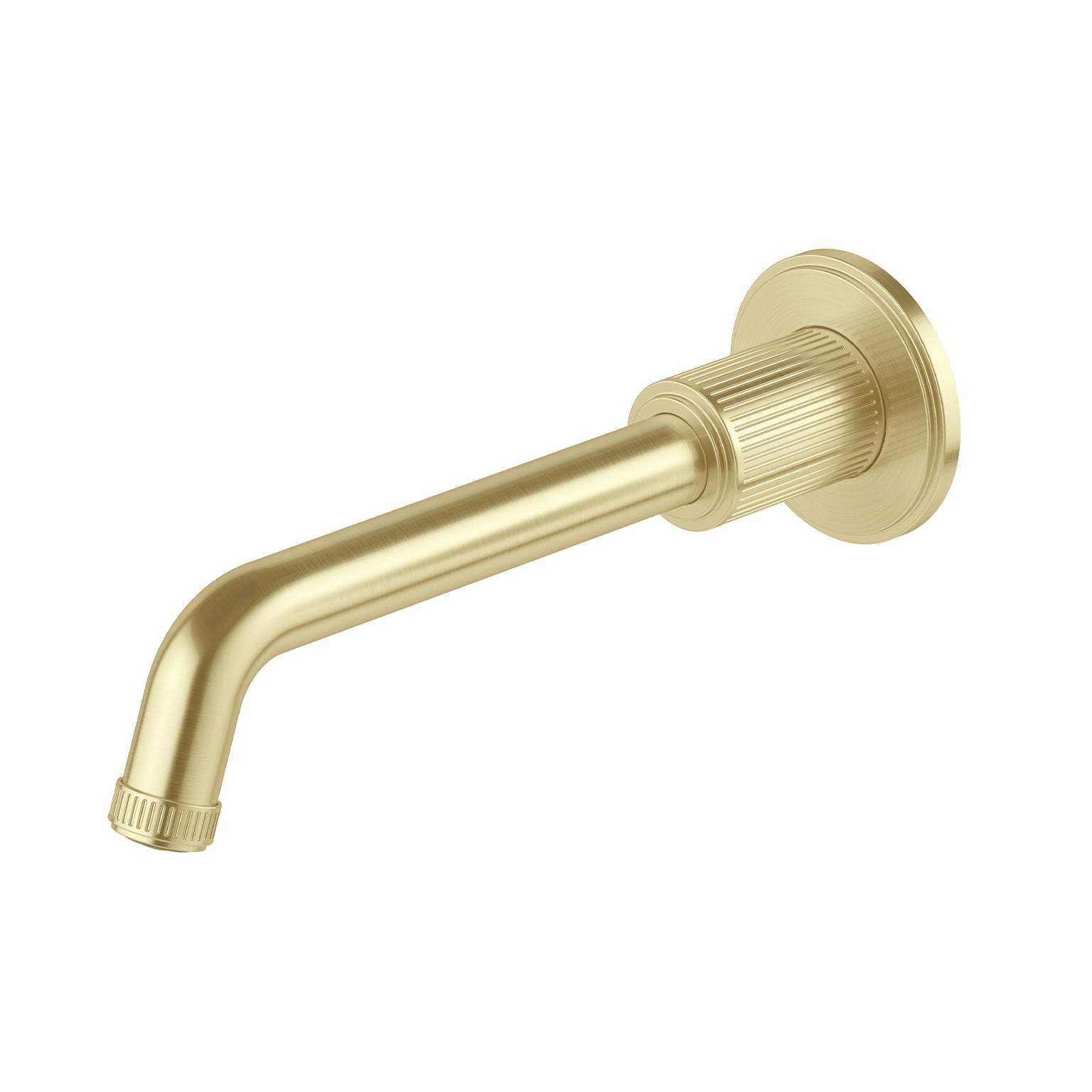Phoenix Wiltern Wall Basin / Bath Outlet 190mm, Brushed Gold
