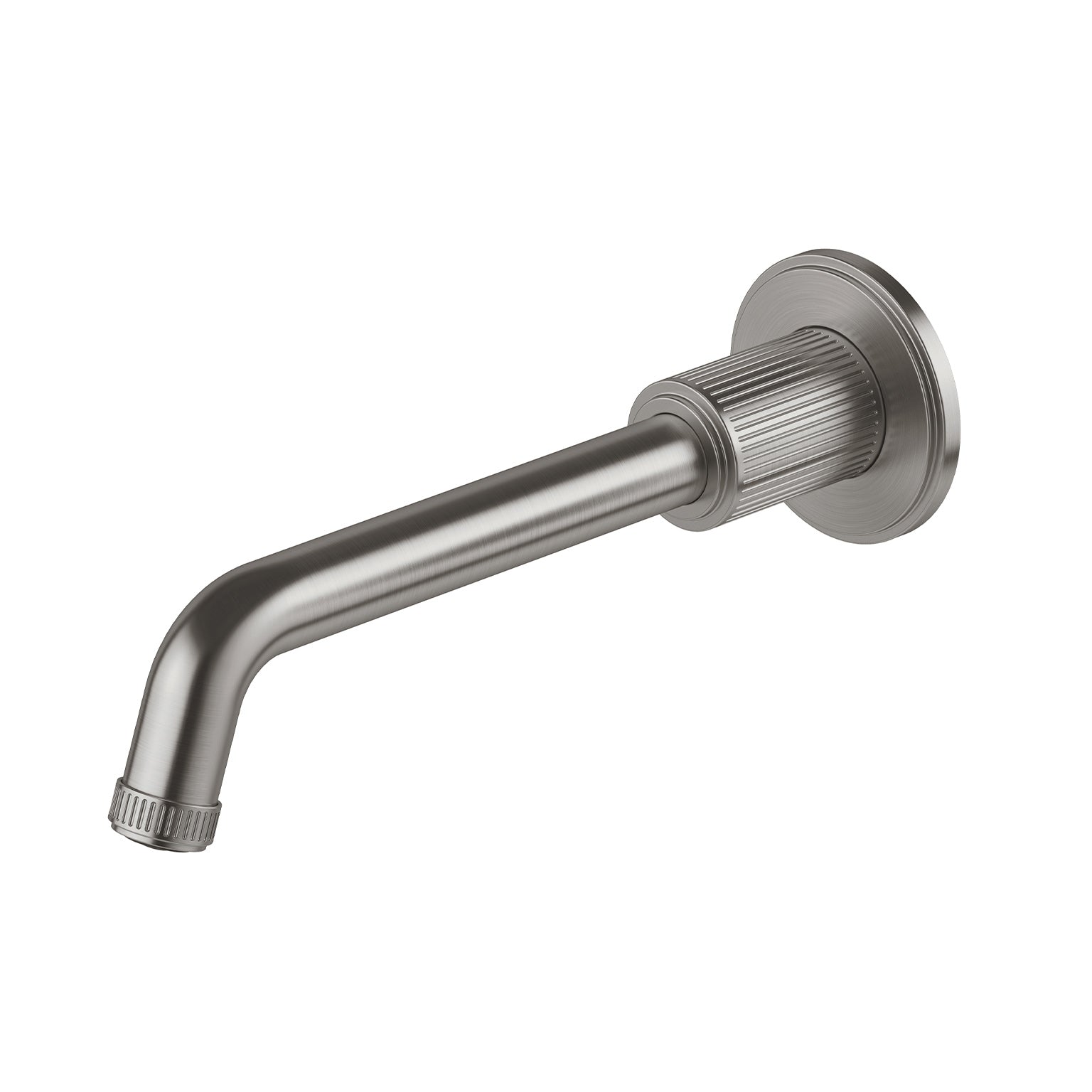 Phoenix Wiltern Wall Basin / Bath Outlet 190mm, Brushed Carbon