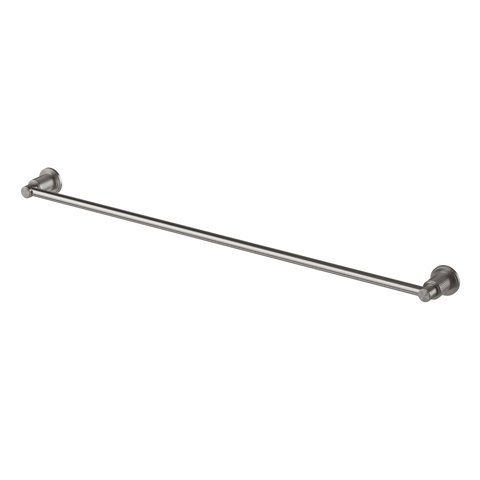 Phoenix Wiltern Single Towel Rail 800mm, Brushed Carbon
