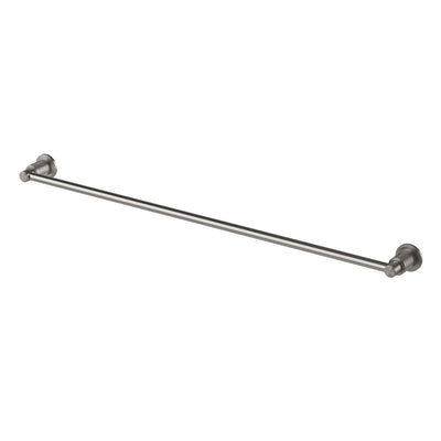 Phoenix Wiltern Single Towel Rail 800mm, Brushed Carbon