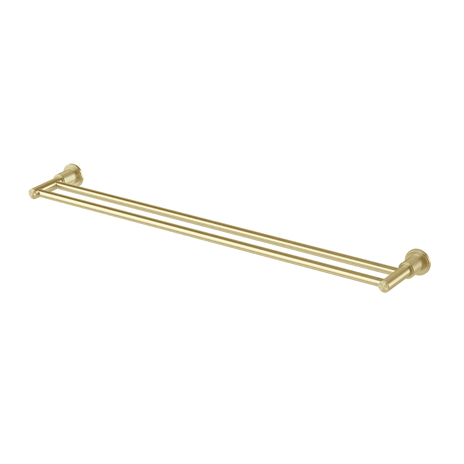 Phoenix Wiltern Double Towel Rail 800mm, Brushed Gold