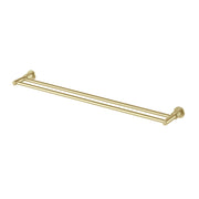 Phoenix Wiltern Double Towel Rail 800mm, Brushed Gold