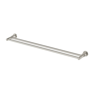 Phoenix Wiltern Double Towel Rail 800mm, Brushed Nickel