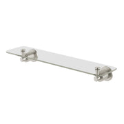 Phoenix Wiltern Glass Shelf 450mm, Brushed Nickel