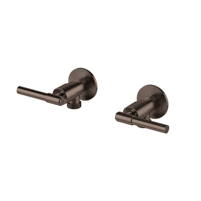 Phoenix Vivid MKII Washing Machine Stops, Brushed Bronze
