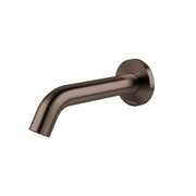 Phoenix Vivid MKII Wall Basin / Bath Outlet 160mm Curved - Lead Free, Brushed Bronze
