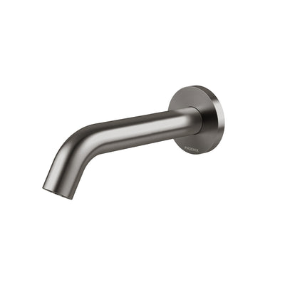 Phoenix Vivid MKII Wall Basin / Bath Outlet 160mm Curved - Lead Free, Brushed Carbon
