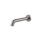 Phoenix Vivid MKII Wall Basin/Bath Outlet 200mm Curved - Lead Free, Brushed Carbon