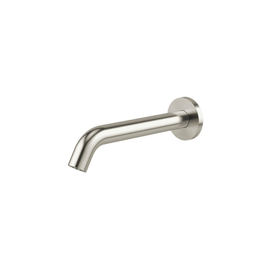 Phoenix Vivid MKII Wall Basin/Bath Outlet 200mm Curved - Lead Free, Brushed Nickel