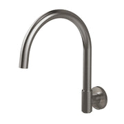 Phoenix Vivid MKII Wall Sink Outlet 200mm Gooseneck - Lead Free, Brushed Carbon