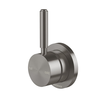 Phoenix Vivid MKII SwitchMix Shower / Wall Mixer Pin Up (Complete Kit) - Lead Free, Brushed Carbon