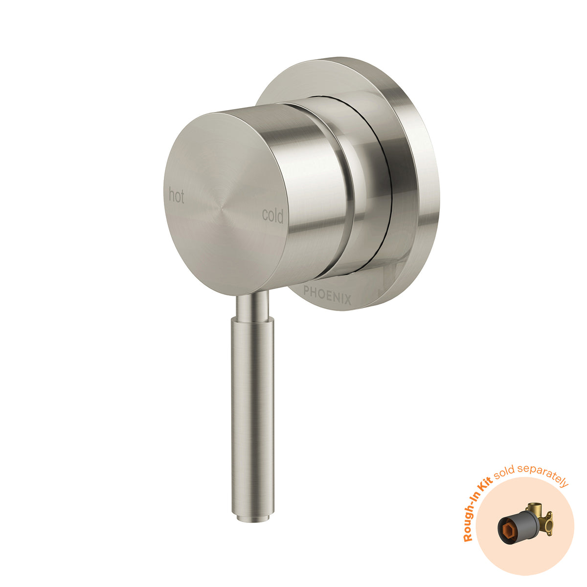 Phoenix Vivid MKII SwitchMix Shower / Wall Mixer (Fit-Off Kit Only) - Lead Free, Brushed Nickel