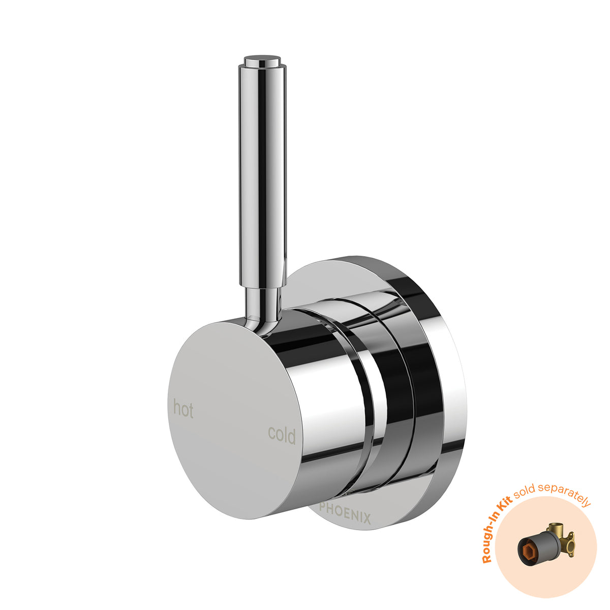 Phoenix Vivid MKII SwitchMix Shower / Wall Mixer Pin Up (Fit-Off Kit Only) - Lead Free, Chrome