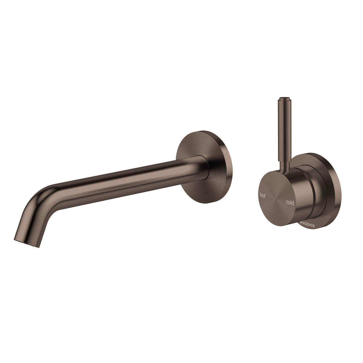 Phoenix Vivid MKII SwitchMix Wall Basin / Bath Mixer Set Pin Up (Complete Kit) - Lead Free, Brushed Bronze