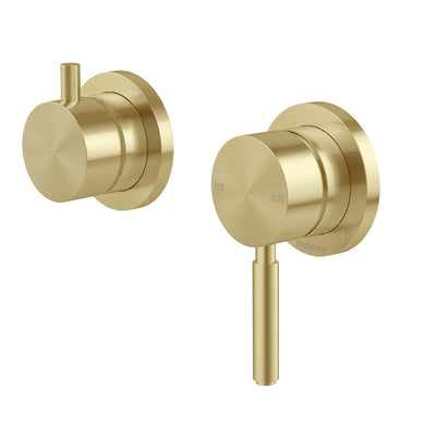 Phoenix Vivid MKII SwitchMix Shower / Bath Diverter Mixer (Complete Kit) - Lead Free, Brushed Gold