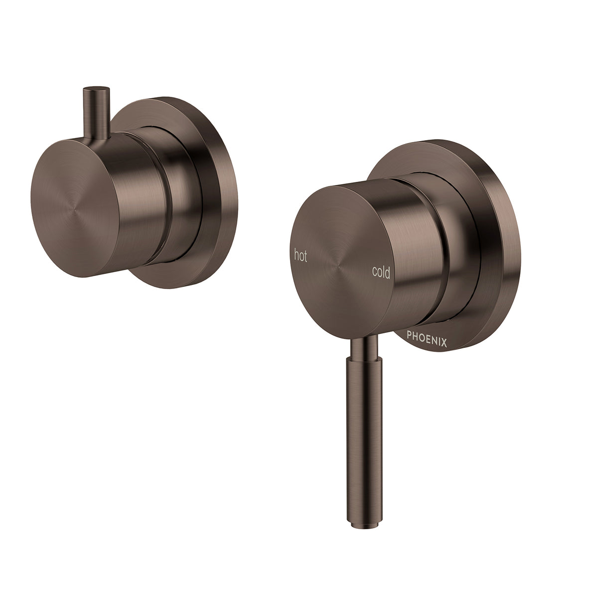 Phoenix Vivid MKII SwitchMix Shower / Bath Diverter Mixer (Complete Kit) - Lead Free, Brushed Bronze