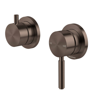 Phoenix Vivid MKII SwitchMix Shower / Bath Diverter Mixer (Complete Kit) - Lead Free, Brushed Bronze