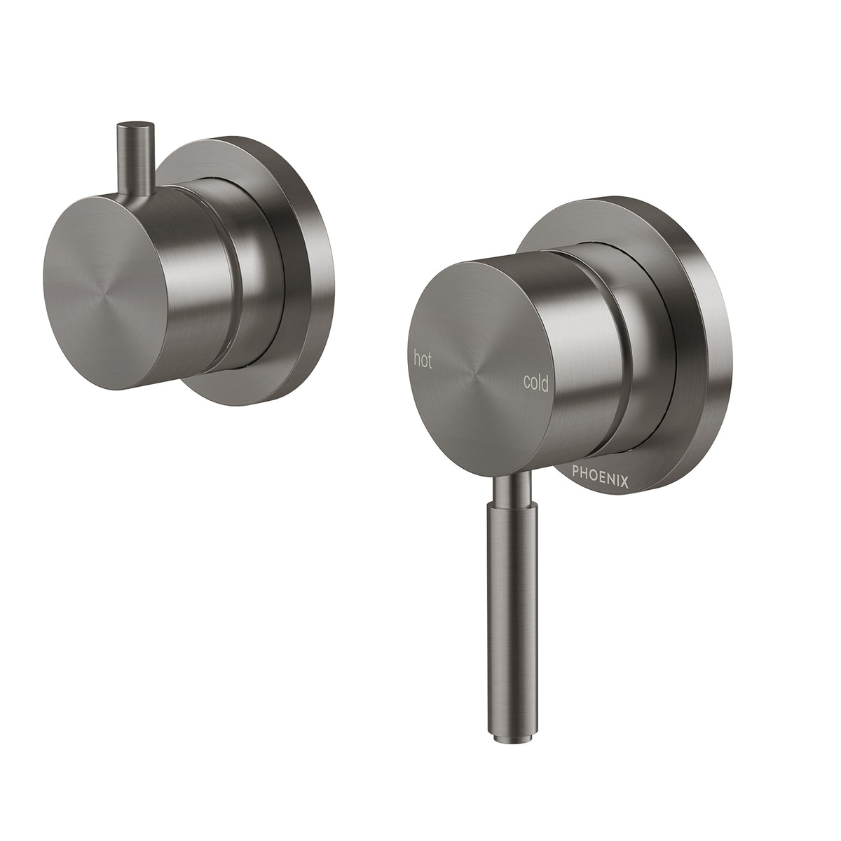 Phoenix Vivid MKII SwitchMix Shower / Bath Diverter Mixer (Complete Kit) - Lead Free, Brushed Carbon