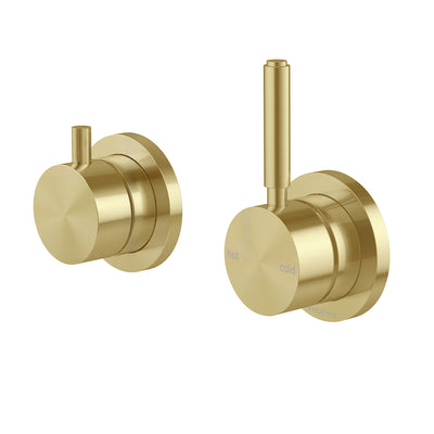 Phoenix Vivid MKII SwitchMix Shower / Bath Diverter Mixer Pin Up (Complete Kit) - Lead Free, Brushed Gold