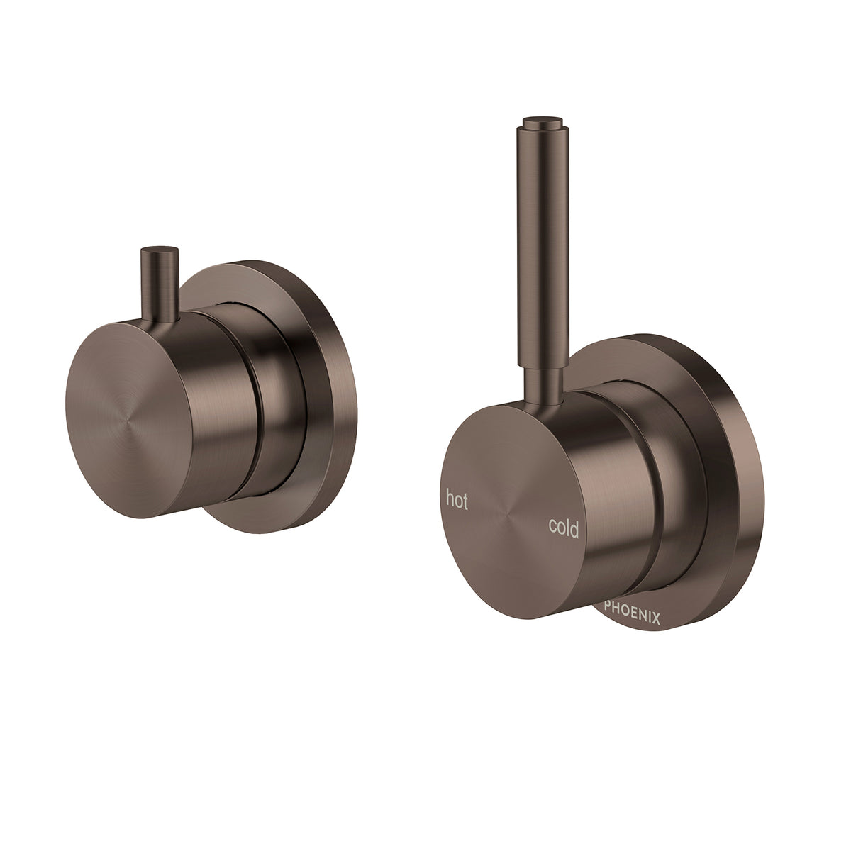 Phoenix Vivid MKII SwitchMix Shower / Bath Diverter Mixer Pin Up (Complete Kit) - Lead Free, Brushed Bronze