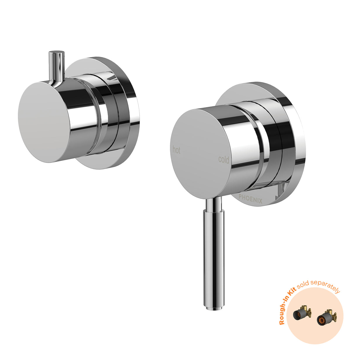 Phoenix Vivid MKII SwitchMix Shower / Bath Diverter Mixer (Fit-Off Kit Only) - Lead Free, Chrome