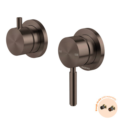 Phoenix Vivid MKII SwitchMix Shower / Bath Diverter Mixer (Fit-Off Kit Only) - Lead Free, Brushed Bronze