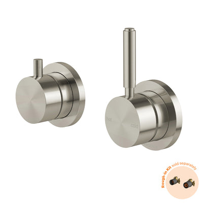 Phoenix Vivid MKII SwitchMix Shower / Bath Diverter Mixer Pin Up (Fit-Off Kit Only) - Lead Free, Brushed Nickel