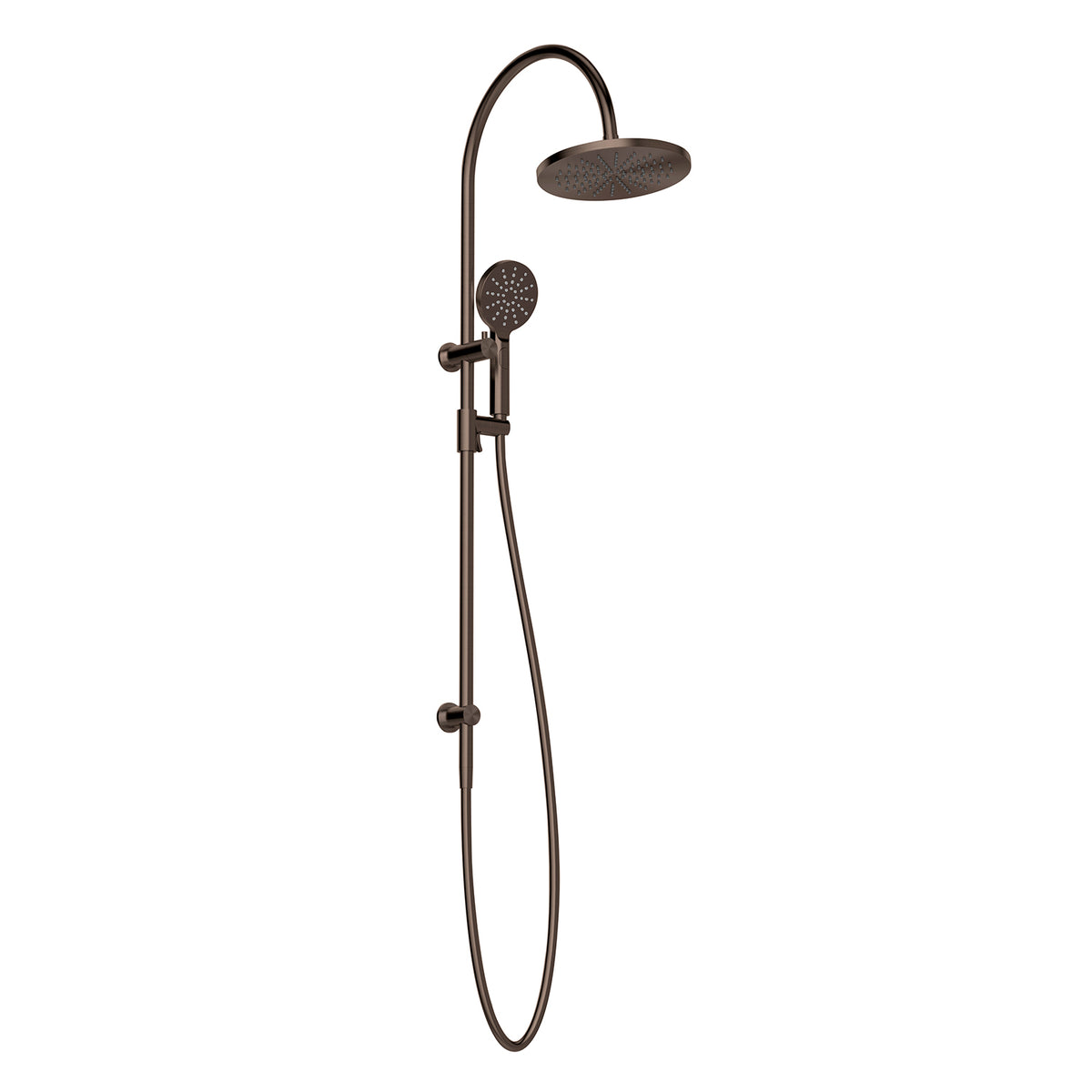 Phoenix Vivid MKII Twin Shower, Brushed Bronze