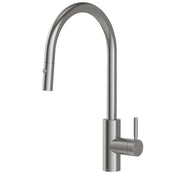 Phoenix Vivid MKII Pull Out Sink Mixer 240mm Gooseneck, Brushed Carbon