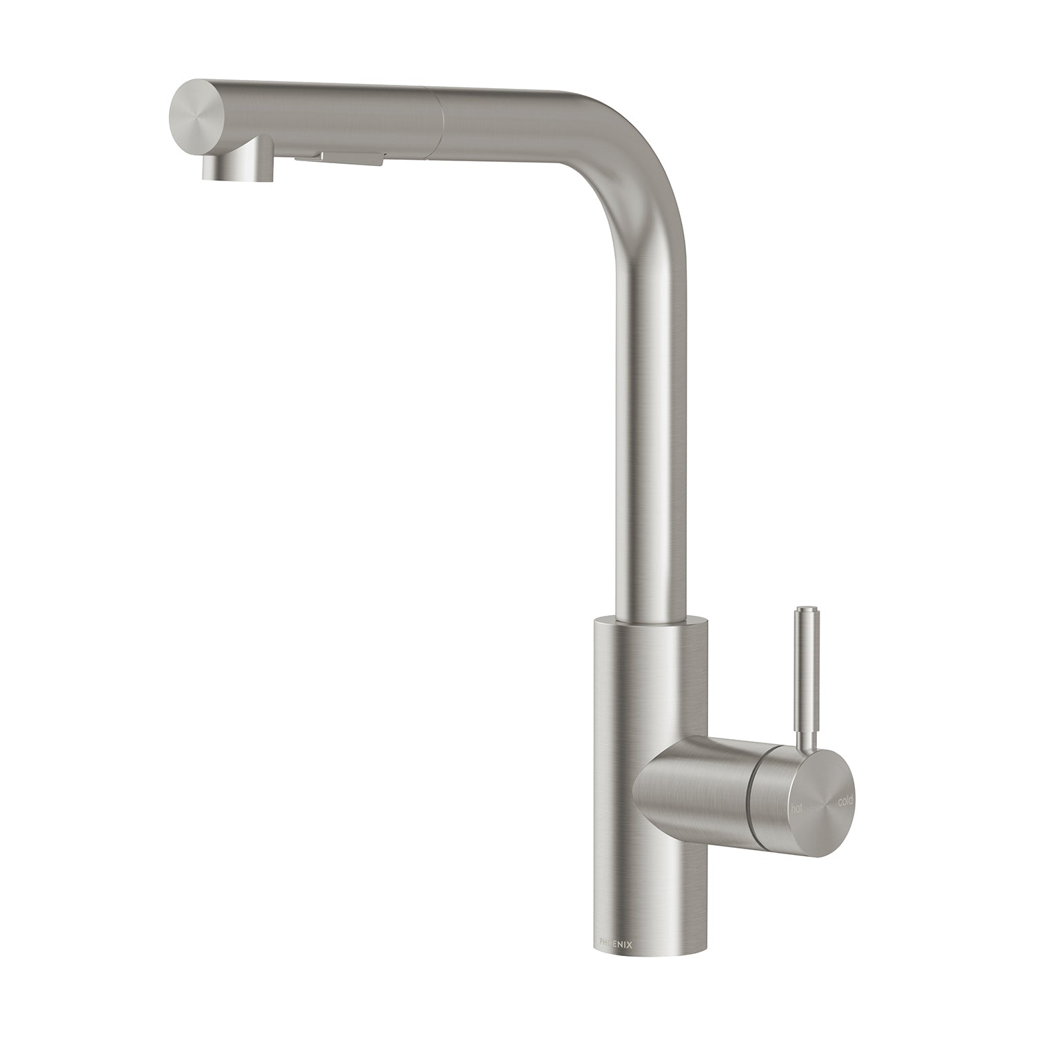 Phoenix Sink Package 1 - Matte Black Sink & Stainless Steel Mixer
