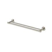 Phoenix Vivid MKII Double Towel Rail 600mm, Brushed Nickel