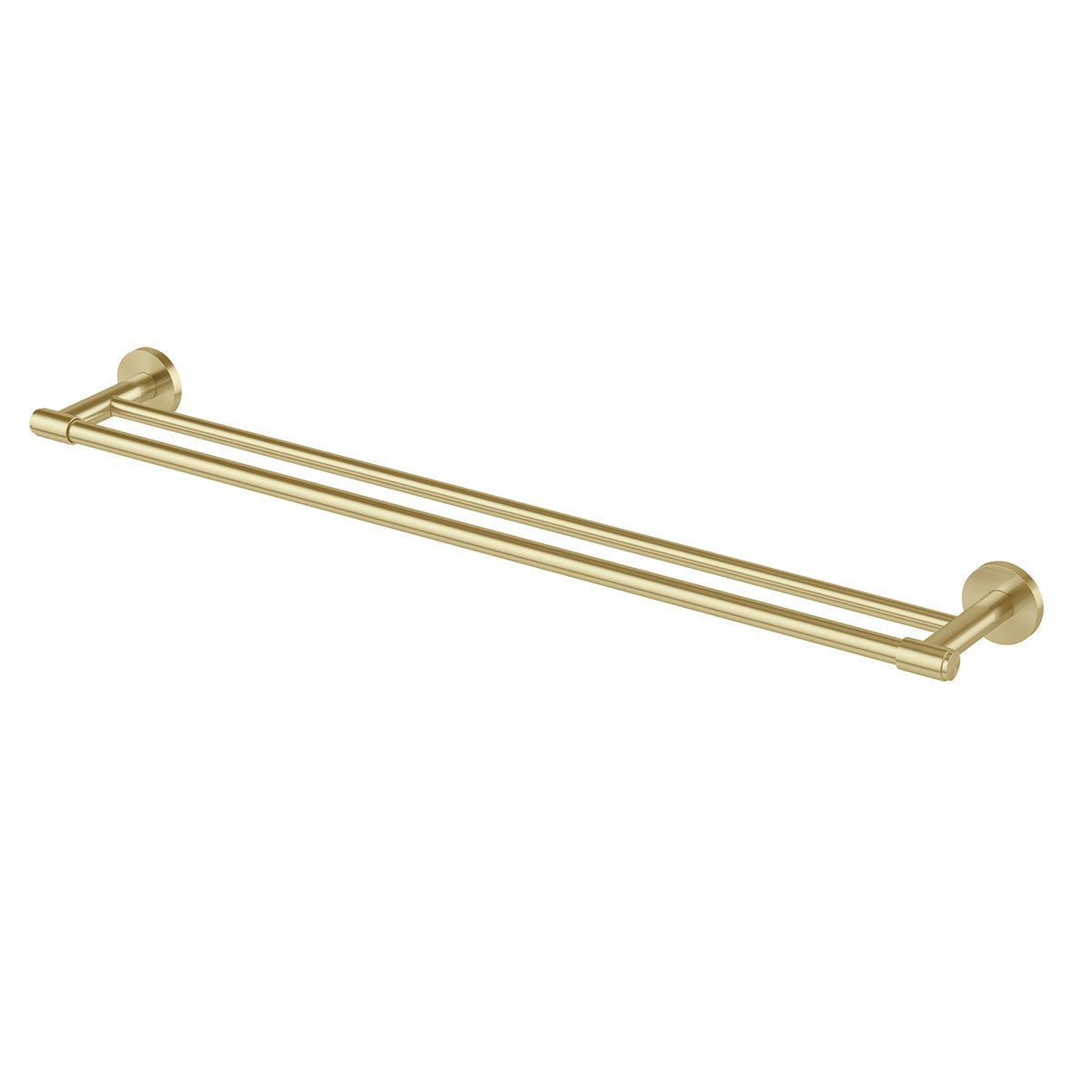 Phoenix Vivid MKII Double Towel Rail 800mm, Brushed Gold