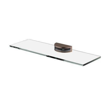 Phoenix Vivid MKII Glass Shelf 300mm, Brushed Bronze