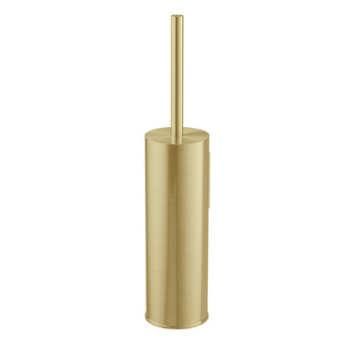 Phoenix Vivid MKII Toilet Brush & Holder, Brushed Gold