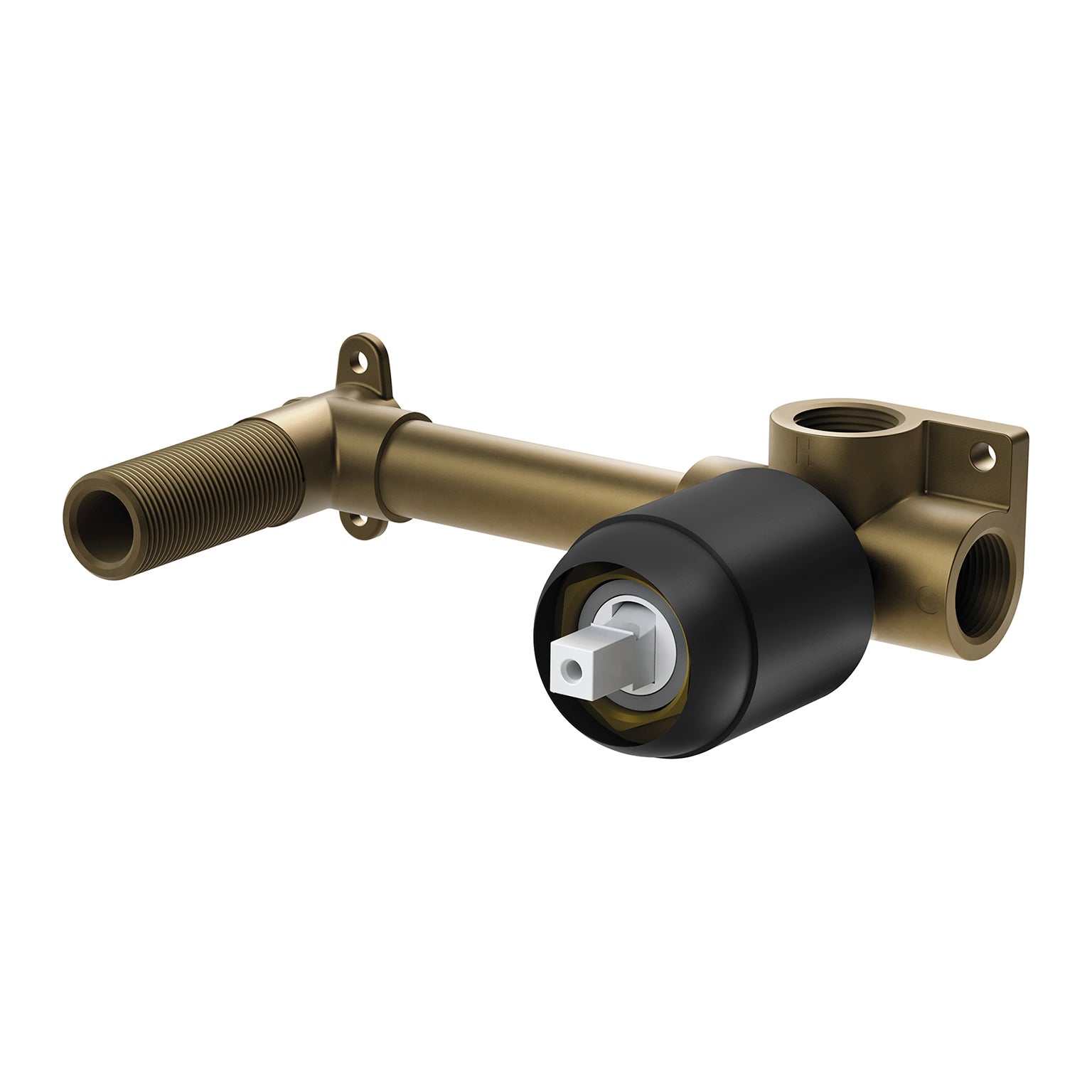 Phoenix Builders Wall Mixer Set Breech Only, Matte Black