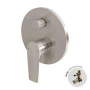 Phoenix Arlo Shower / Bath Diverter Mixer Trim Kit Only, Brushed Nickel
