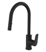 Millennium Glama Pull Out Sink Mixer, Matte Black