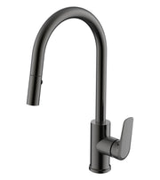 Millennium Glama Pull Out Sink Mixer, Gun Metal