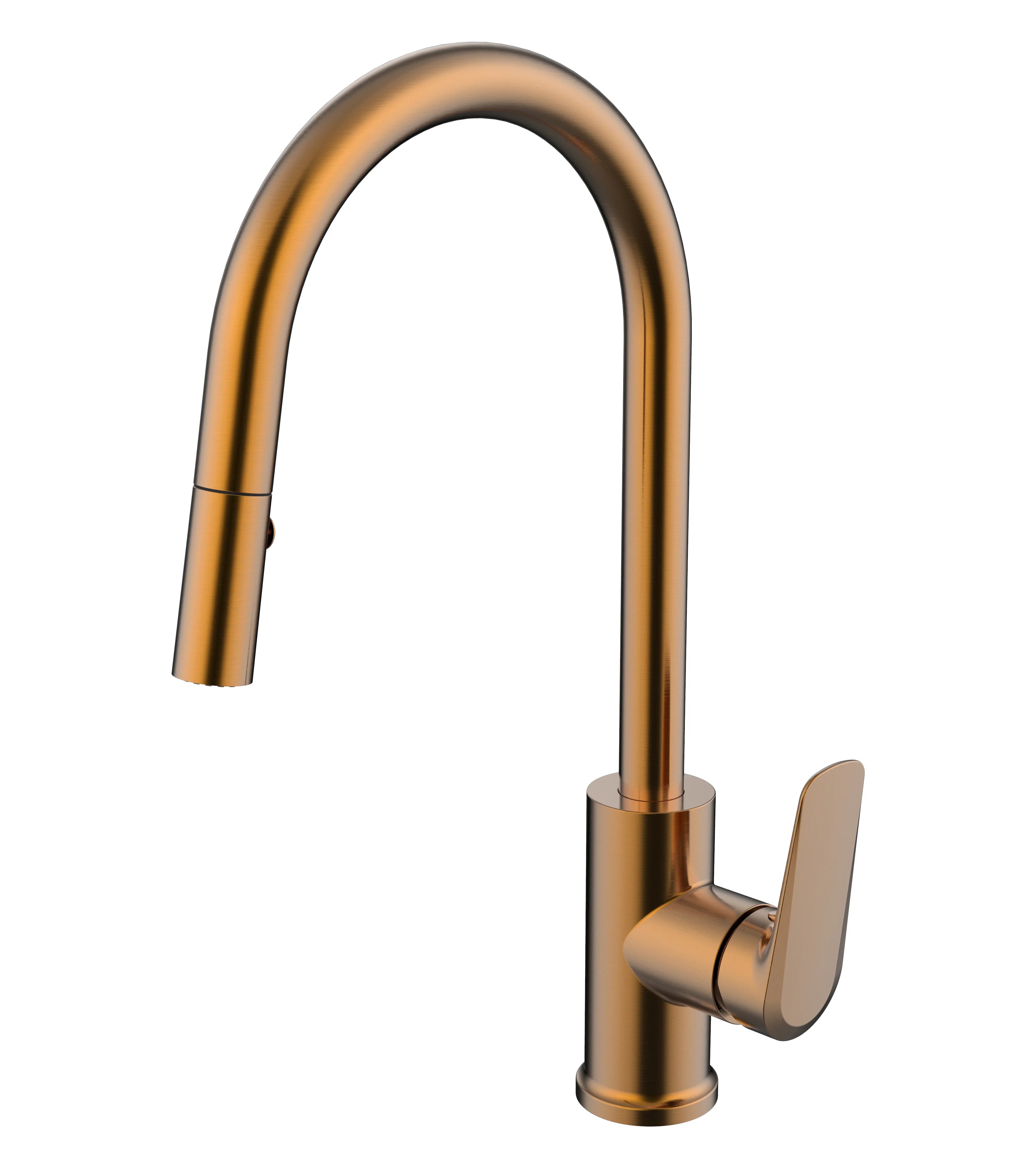Millennium Glama Pull Out Sink Mixer, Rosa