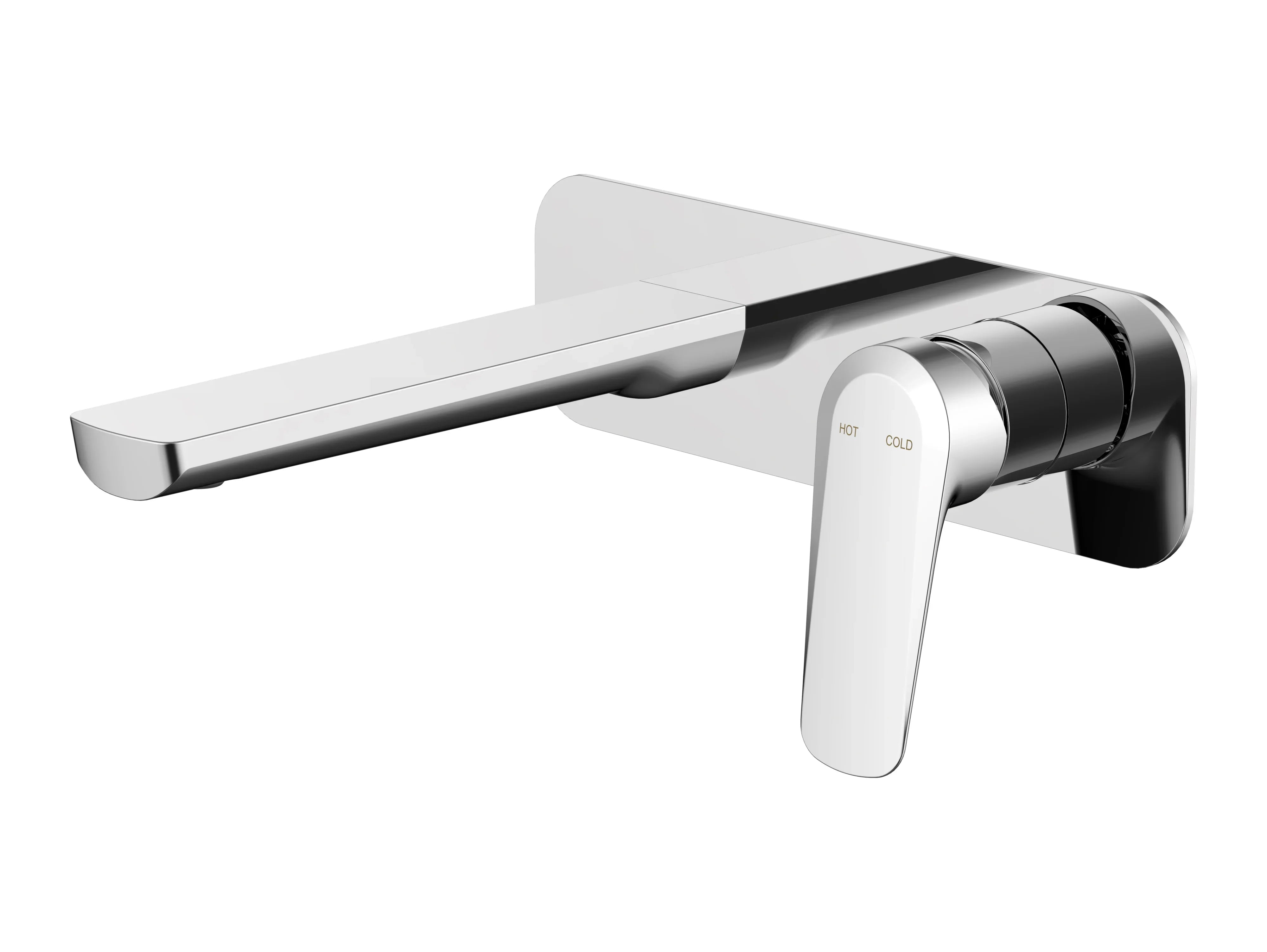 Millennium Glama Wall Basin Mixer W/Plate, Chrome