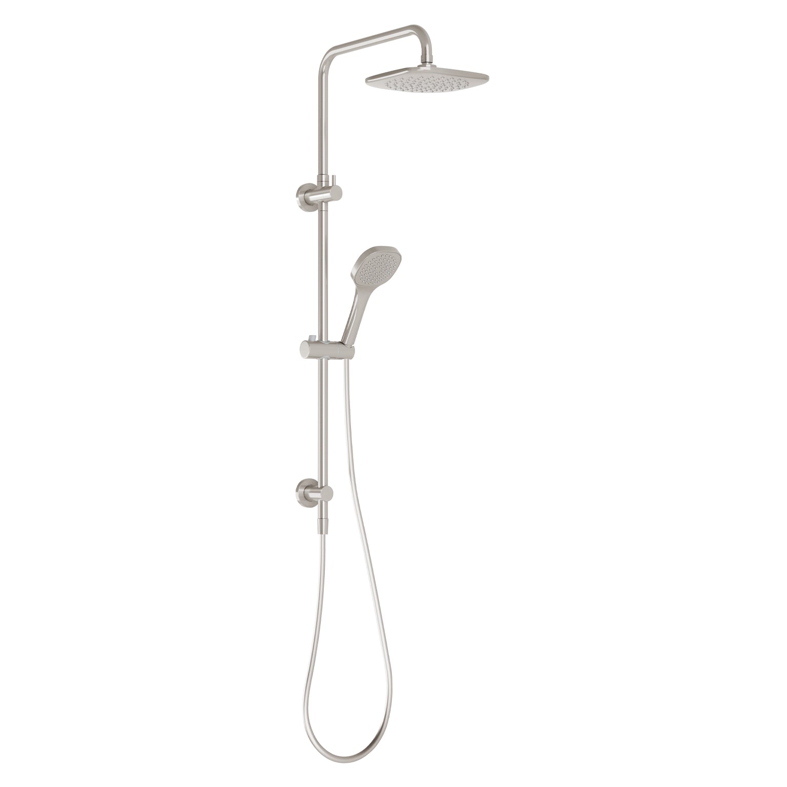 Phoenix Teva Twin Shower, Brushed Nickel