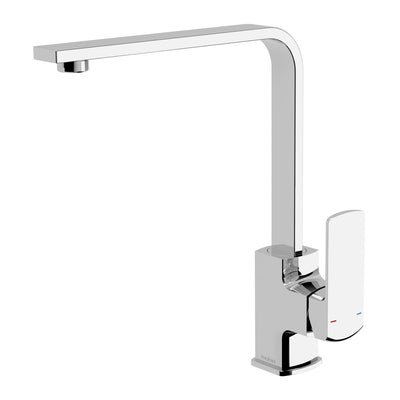 Phoenix Teva Sink Mixer 200mm Squareline - Lead Free, Chrome