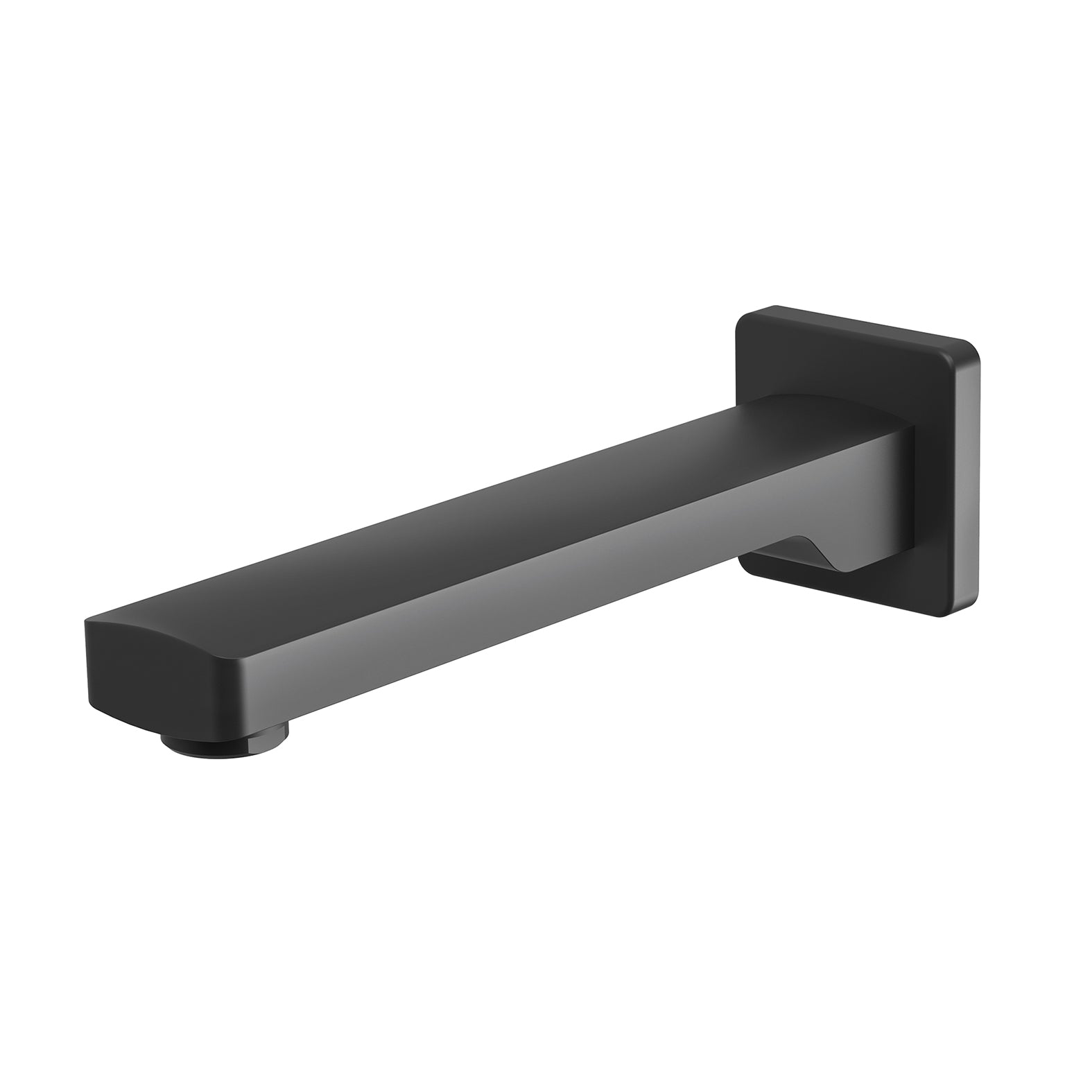 Phoenix Teva Wall Bath Outlet 200mm, Matte Black