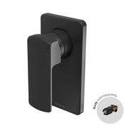 Phoenix Teva Shower / Wall Mixer Trim Kit Only, Matte Black