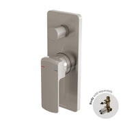 Phoenix Teva Shower / Bath Diverter Mixer Trim Kit Only, Brushed Nickel