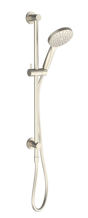 Millennium Glama Top Inlet Rail Shower, Brushed Nickel