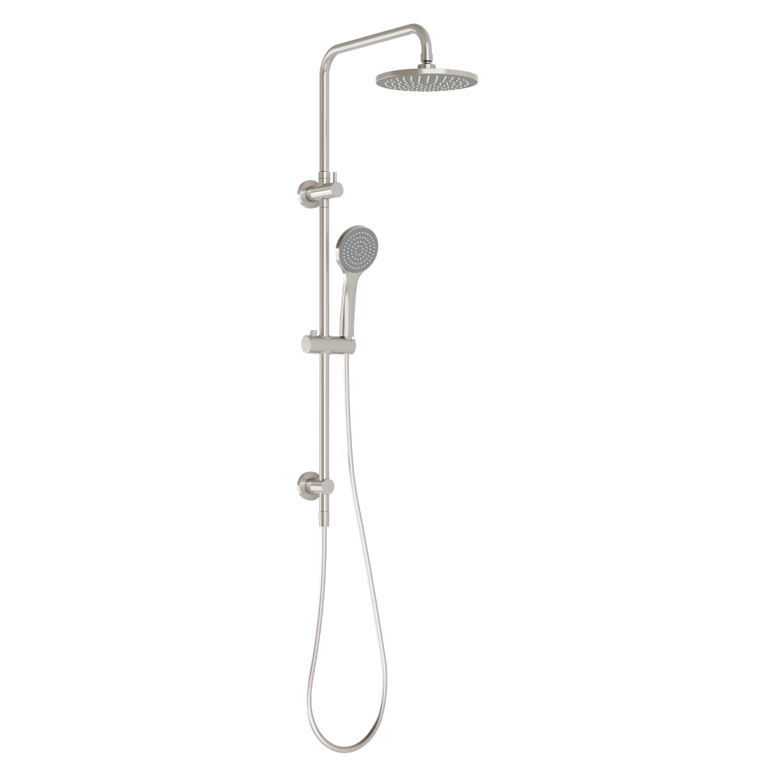 Phoenix Pina Twin Shower, Brushed Nickel