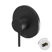 Phoenix Pina Shower / Wall Mixer Trim Kit Only, Matte Black